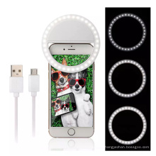 Hoshi Selfie Ring Light Supplementary Lighting Night Darkness Selfie Enhancing Fill Light For All Phones